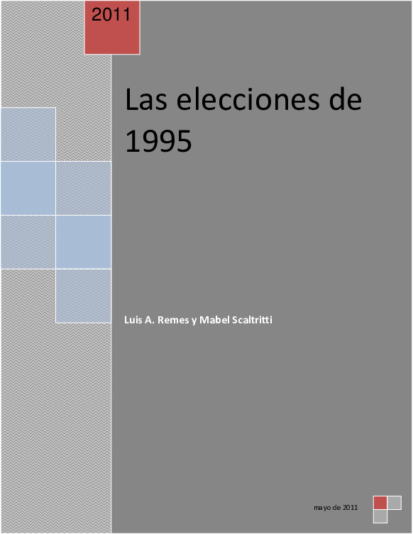 Imagen Las elecciones de 1995