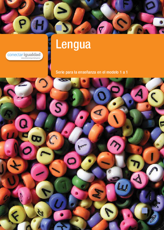 Imagen Lengua. Serie para la enseñanza en el modelo 1 a 1