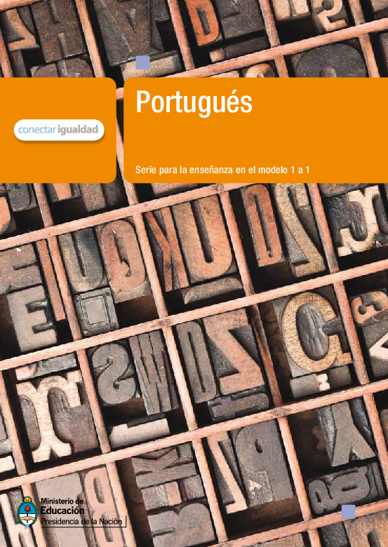 Imagen Portugués. Serie para la enseñanza en el modelo 1 a 1