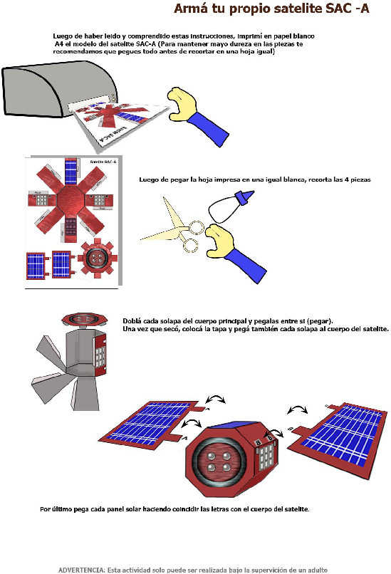 Imagen Modelos de satélites para armar